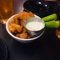 Buffalo cauliflower (half order) at Detroit Street Filling Station in Ann Arbor