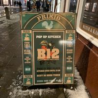 B12 pop up kitchen  at Prikid in Reykjavik