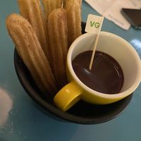  Churros with the most addictive chocolate   at Wahaca in Edinburgh