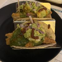 vegan chicken tacos  at Wahaca in Edinburgh