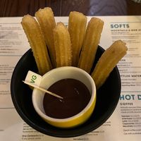 vegan Churros  at Wahaca in Edinburgh