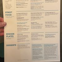 Gluten free menu  at Wahaca in Edinburgh