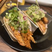 Vegan chicken tacos   at Wahaca in Edinburgh