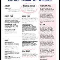 Summer 2017 Vegan Menu at Wahaca in Edinburgh