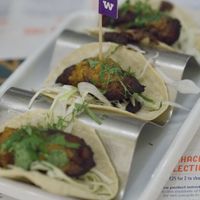 Plantain tacos at Wahaca at Wahaca in Edinburgh