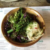 The Mexican bowl, was sweet potato rice and beans underneath, tasted really delicious:) at Wahaca in Edinburgh