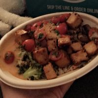 Quinoa, mushroom, broccoli, miso tofu, tomato & spicy Thai dressing  at Bolay in Palm Beach Gardens
