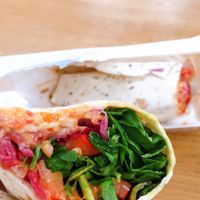 humous & chipotle wrap at STN - Pret A Manger in Stansted