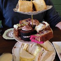 afternoon tea at Beetroot Sauvage in Edinburgh