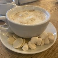 White hot chocolate  at Beetroot Sauvage in Edinburgh