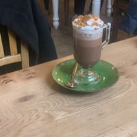 hot chocolate  #Veganuary at Beetroot Sauvage in Edinburgh