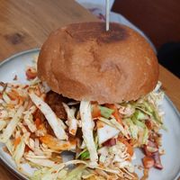 Gochujang burger at Serenity Now in Glasgow