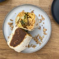 Brunch burrito  at Serenity Now in Glasgow