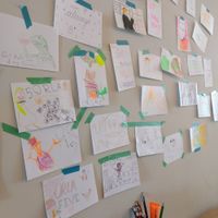 Decor at Shoe Tree Cafe in Newcastle Upon Tyne