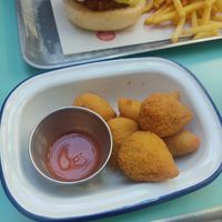 Brazilian Deep Fried Bites at Essential Vegan @ Ten to One Bar in North London