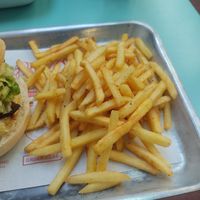 Fries at Essential Vegan @ Ten to One Bar in North London