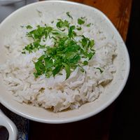 Garlic Rice  at Essential Vegan @ Ten to One Bar in North London