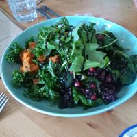 Salad at Essential Vegan @ Ten to One Bar in North London