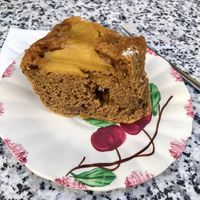 Apple cake  at L'Exquisit in Mallorca