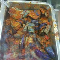 Eggplant with chilli sambal at Satu Dunia Satu Cinta - Jalan A1 in Jakarta