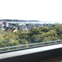The view from the table! at Kaikoan Restaurant - Hasedera Temple in Kamakura