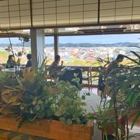 Restaurant views over Kamakura at Kaikoan Restaurant - Hasedera Temple in Kamakura