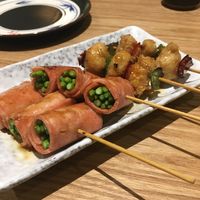 Asparagus rolls and yaki tori at Zen House 禅舍 in Kuala Lumpur