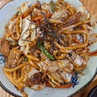 Salt and pepper noodles at Zen House 禅舍 in Kuala Lumpur