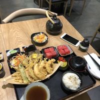 Veg tempura set   at Zen House 禅舍 in Kuala Lumpur