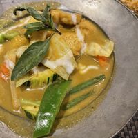 Green Thai curry 🍛   at Giggling Squid in Warwick