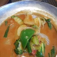 Masaman curry at Giggling Squid in Warwick