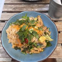 Tom yum noodles   at Forrest Bistro in Prague