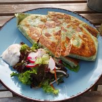 Quesadilla at Forrest Bistro in Prague