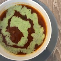 Vegan Moscow borscht at Forrest Bistro in Prague