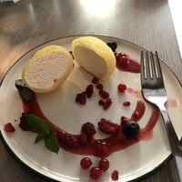 Mochi Melon Ice Cream at Forrest Bistro in Prague