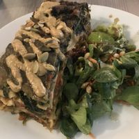 Lasagna  at Forrest Bistro in Prague