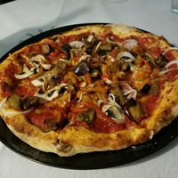 vegan pizza at Hav Senso by Captain Spriss in Gozo