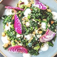 Salad at LIIFE in Paris