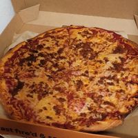 Build Your Own Pizza with Red Sauce, Vegan Cheese, and Vegan Chorizo at Blaze Pizza in Tinley Park