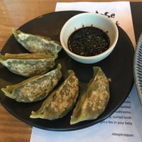 Vegan dumplings  at Wagamama in Hereford