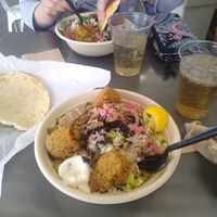 The garlic sauce is to die for. at Hummus in Henderson