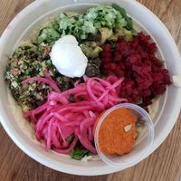 Veggie bowl at Hummus in Henderson
