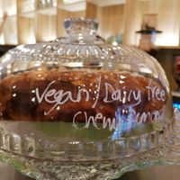 Vegan cake at Cafe Calluna in Pitlochry