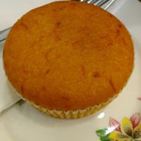 vegan carrot cake at Cafe Calluna in Pitlochry