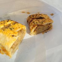 Mushroom & potato roll at Cafe Calluna in Pitlochry