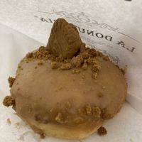 vegan caramel donut  at La Donuteria in Bratislava