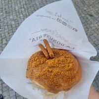 Lotus donut at La Donuteria in Bratislava