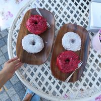 vegan donuts at La Donuteria in Bratislava