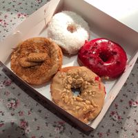 vegan donuts at La Donuteria in Bratislava