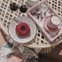 Dm at La Donuteria in Bratislava